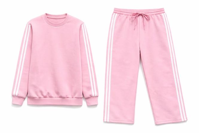 Hoofdbeeld Roze Meiden Trainingspak