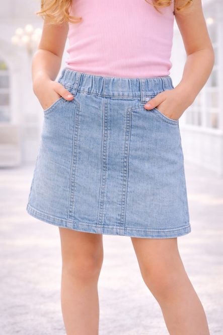 Hoofdbeeld Light Denim Girls Skirt